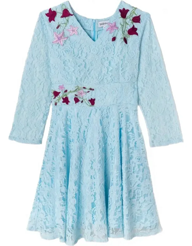 Embroidery Lace Dress