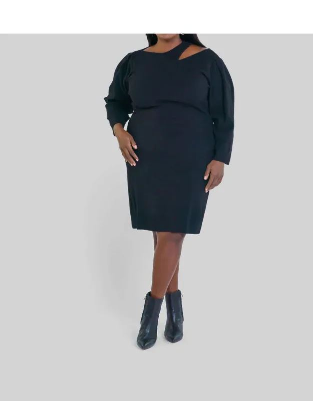 Long Sleeve Mini Sweater Dress