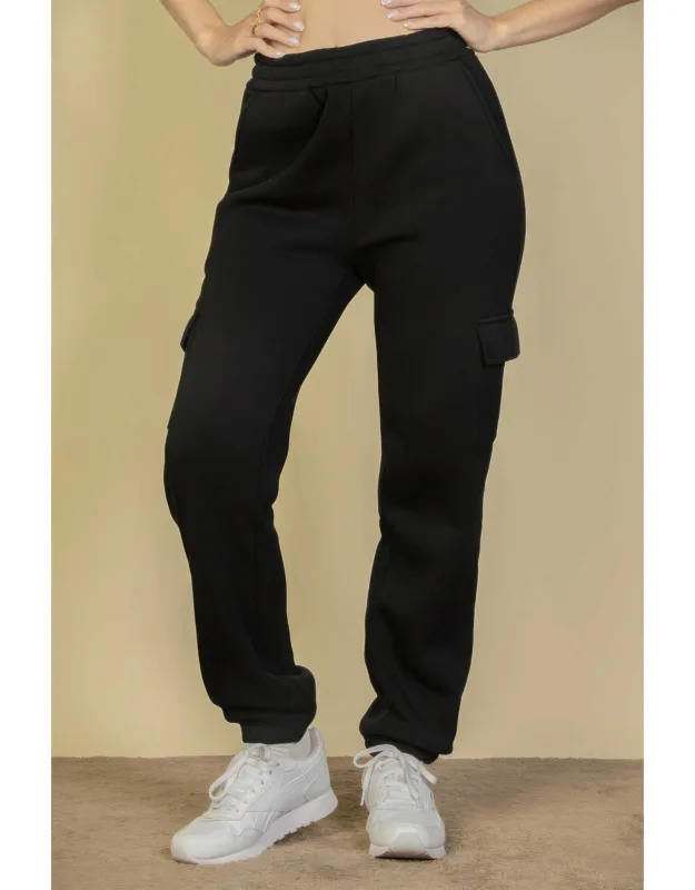 Side Pocket Drawstring Waist Sweatpants