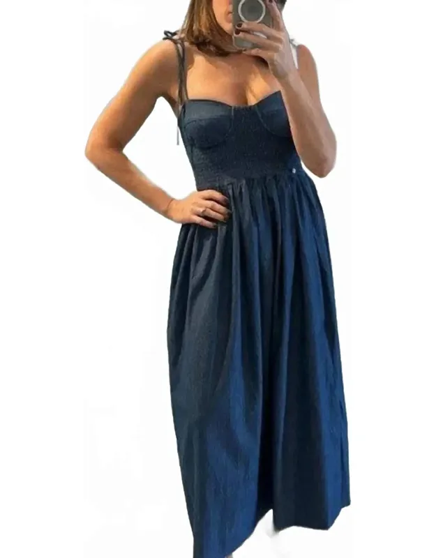 Denim Midi Dress