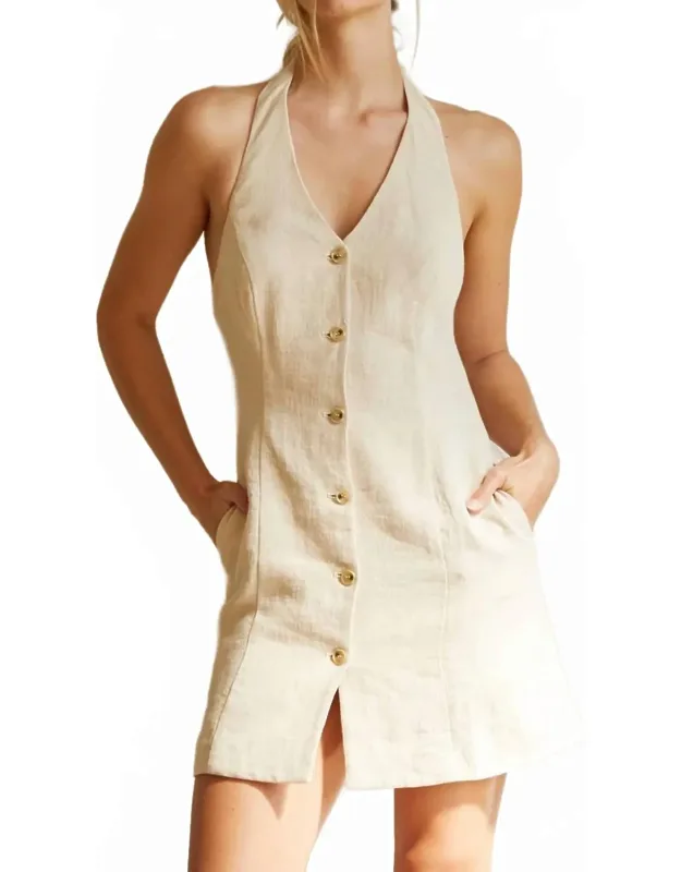 Halter Mini Dress