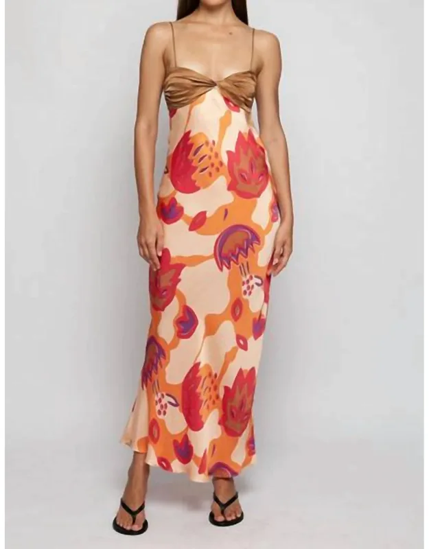 Ruched Bra Slip Dress