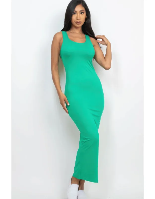 Solid Basic Maxi Dress
