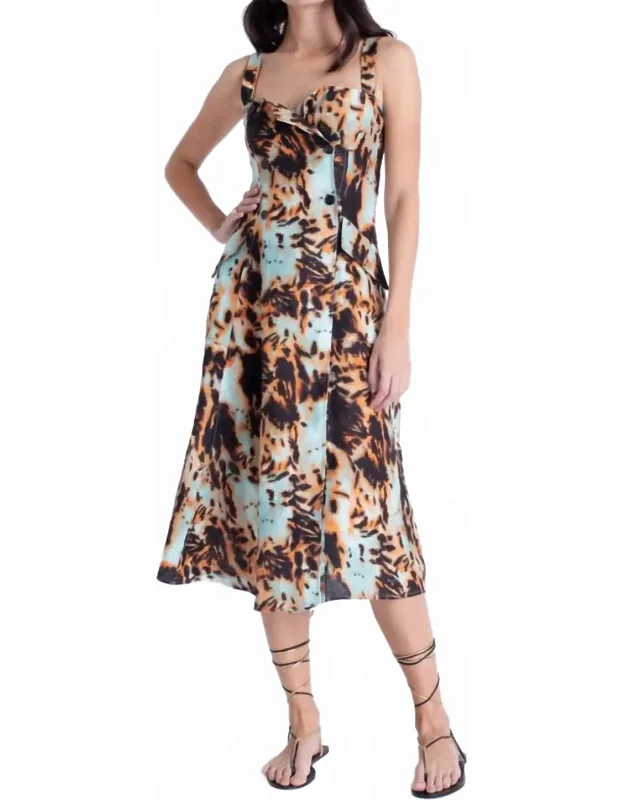 Lexi Print Midi Dress