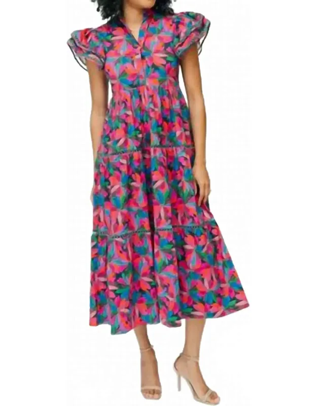 Poinsettia Maxi Dress
