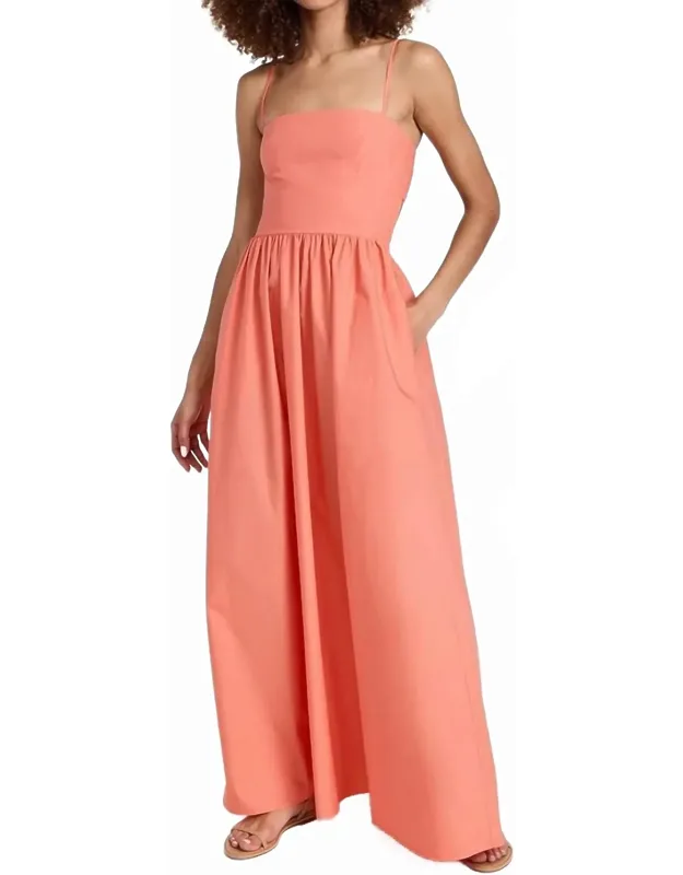 Open Back Maxi Dress