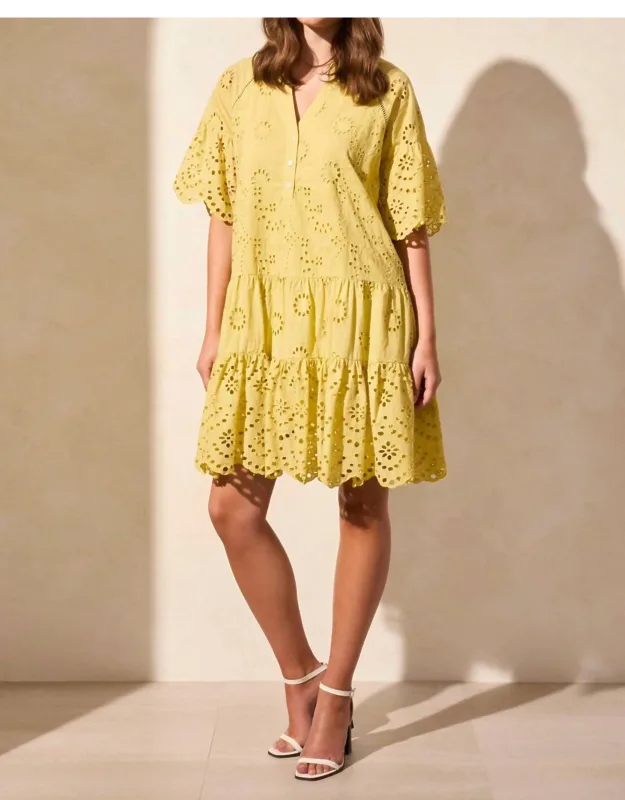 Tootie Mixed Eyelet Dress