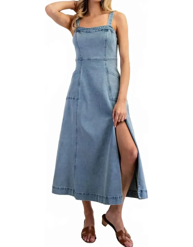 Denim Midi Dress