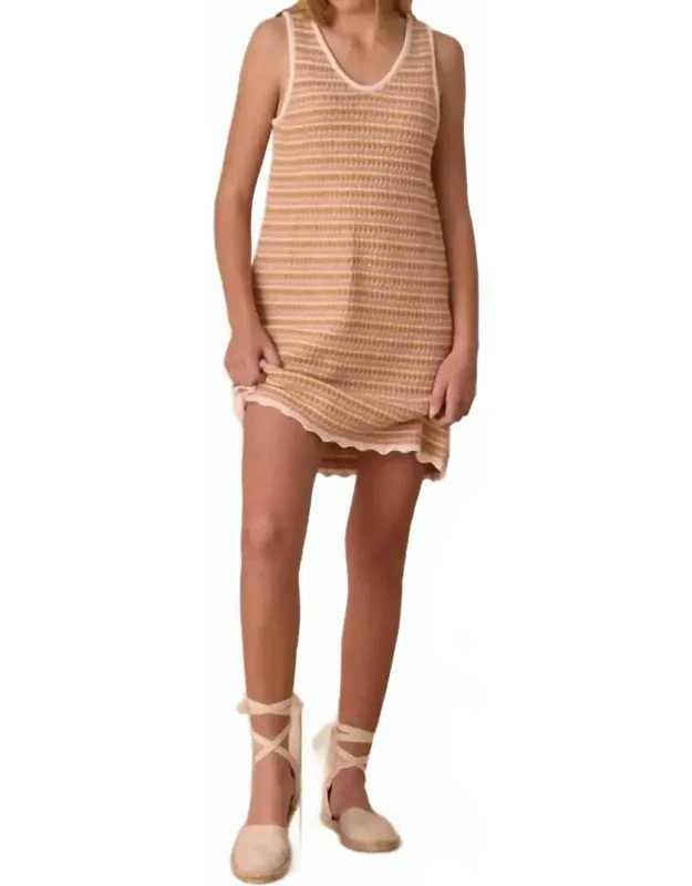 Crochet Tank Mini Dress