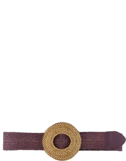 Modern Straw Round Belt