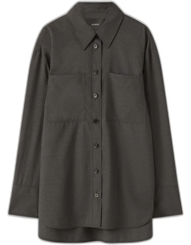 Light Wool Tailoring Shirt