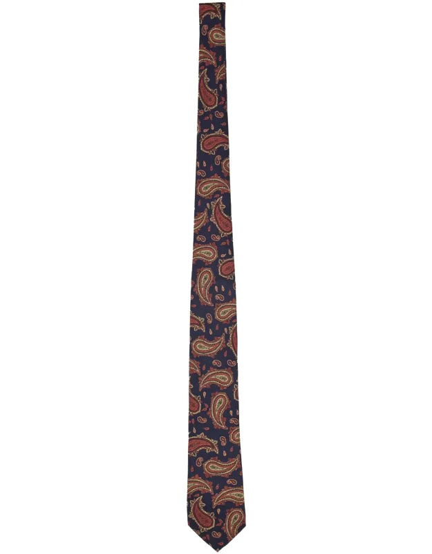 Paisley Jacquard Silk Tie