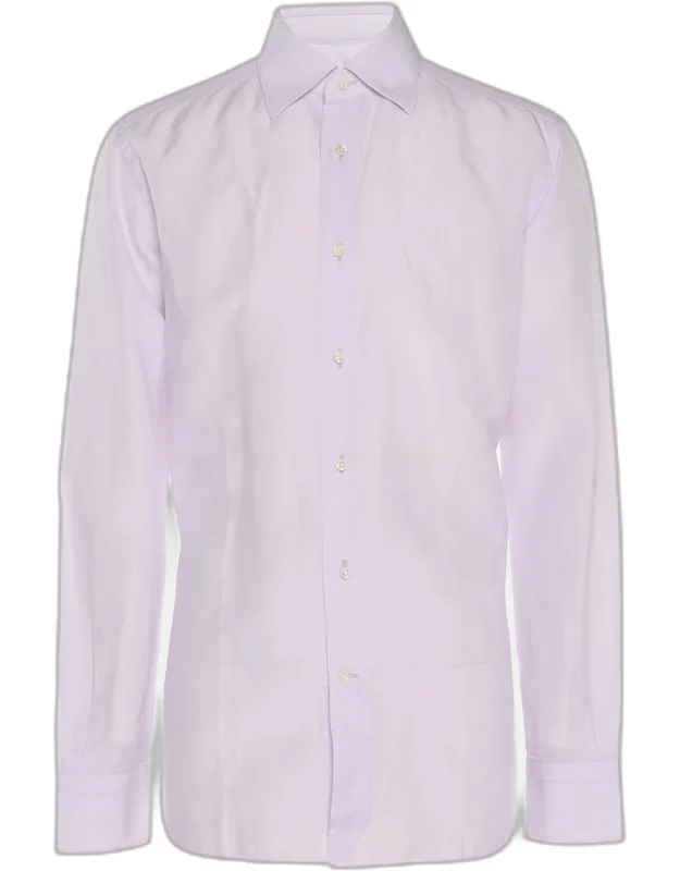 Linen Blend Long Sleeve Shirt