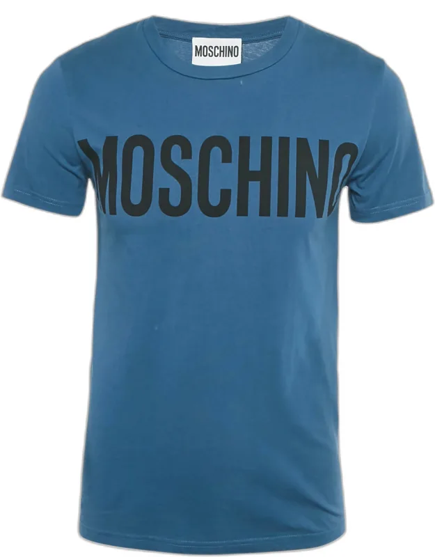 Logo Print Cotton Crew Neck T-shirt