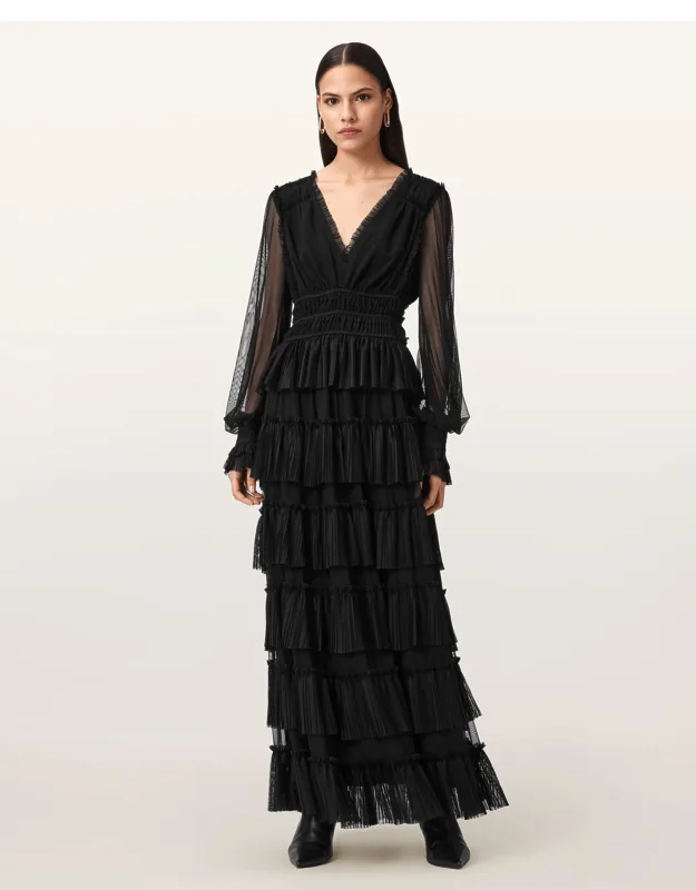 Xantara Shirred Maxi Dress