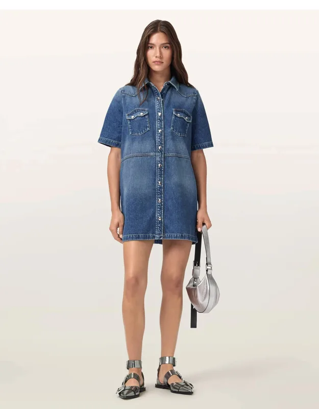 Rock Denim Mini Dress