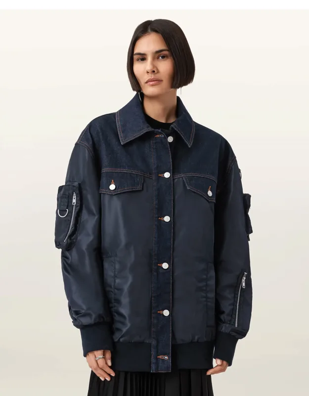 Relaxed Fit Bomber Jacket