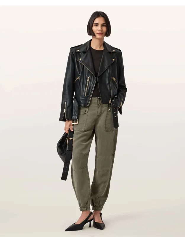 Cargo Linen Blend Pants