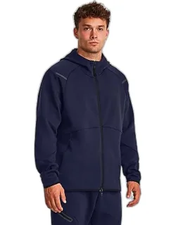 Under Armour Unstoppable Fleece Full-zip Hoodie With Soft Double-knit Fabric And Secure Zip Pockets