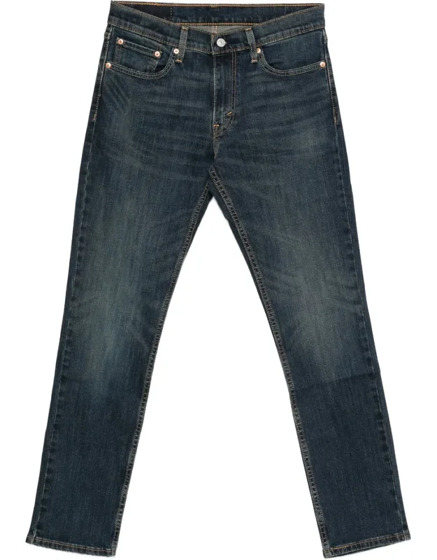 Straight-leg Jeans With Button Fly And Belt Loops