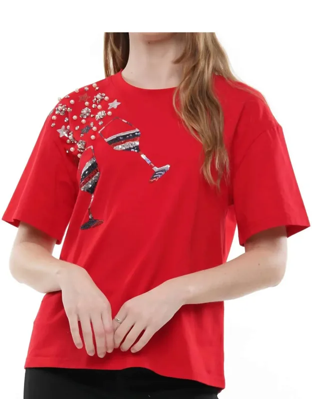 Wine Glass Tee