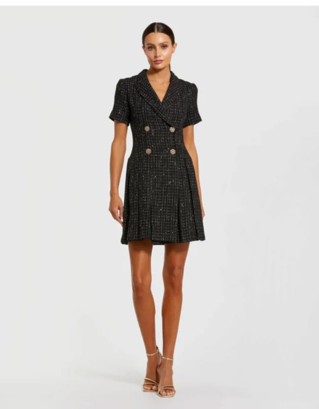 Tweed Blazer Mini Dress