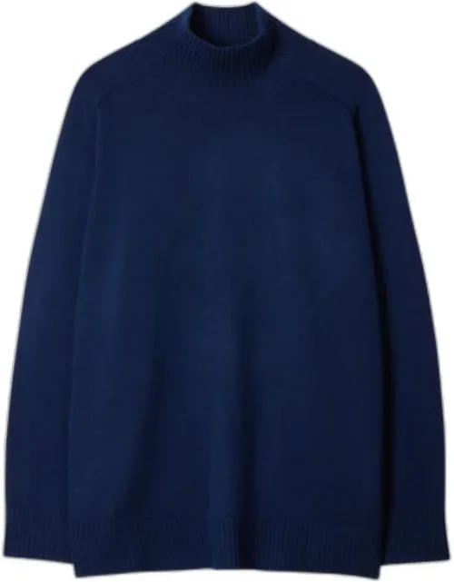 Cashmere-blend Roll Neck Sweater