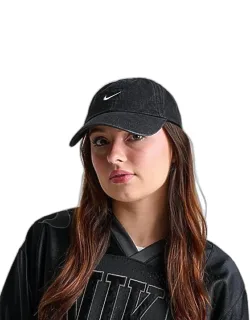 Unstructured Denim Strapback Hat