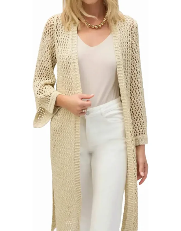 Sweater Knit Open Stitch Cover-up