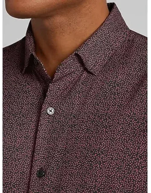 Awearness Kenneth Cole Slim Fit 4-way Stretch Button Up Shirt, Flexible Fabric, Optimal Comfort