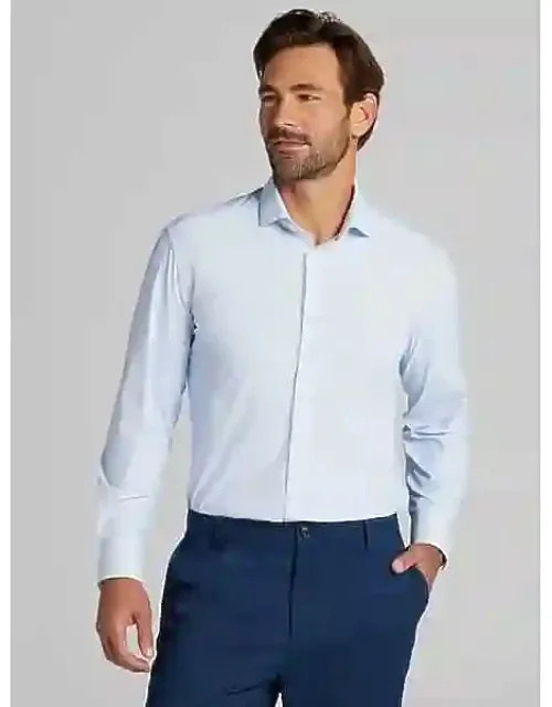 Big & Tall Slim Fit Stripe Chillflex 4-way Stretch Dress Shirt
