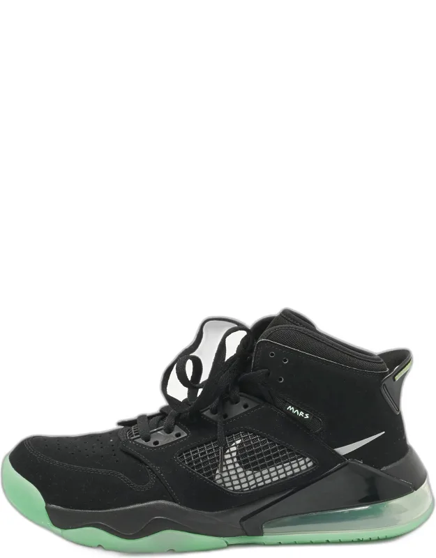 Nubuck Leather High Top Sneakers