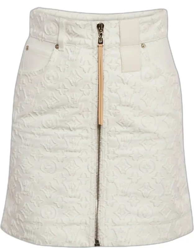 Fil Coupe Denim Mini Skirt