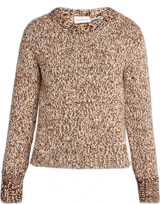 Marled Wool Crewneck Sweater
