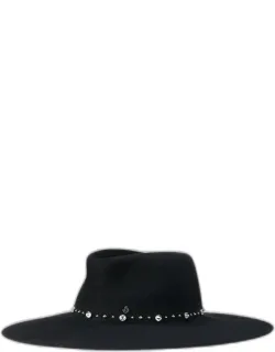 Rock Studs Wool Felt Fedora Hat