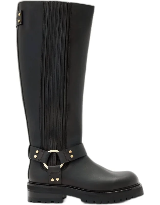 Knee High Leather Boots