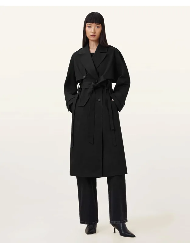 Cadence Relaxed Fit Trench Coat