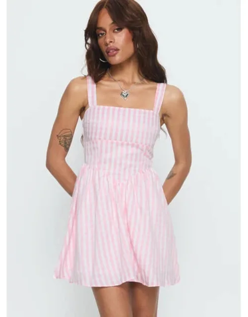 Pleat Mini Dress