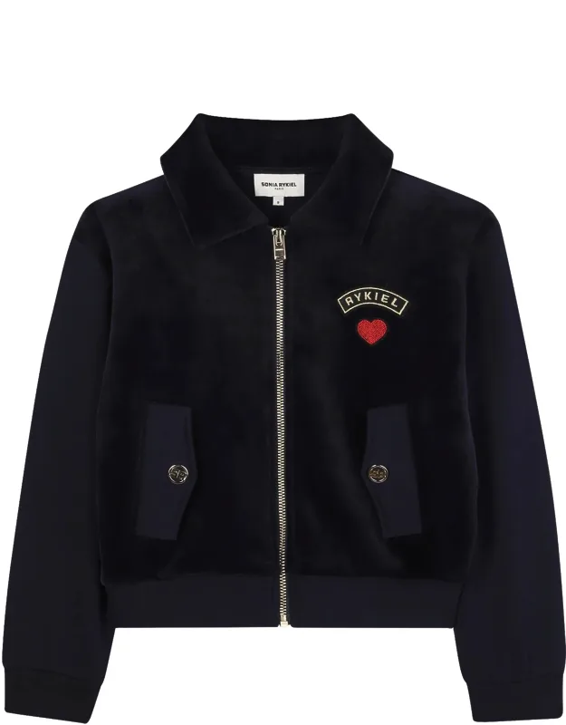 Cardigan With "heart" Logo