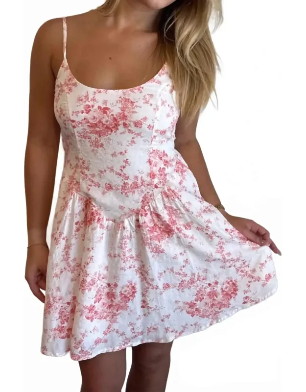 Sensation Tie Back Mini Dress
