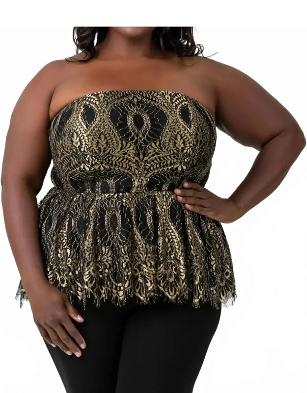 Lace Bustier Top