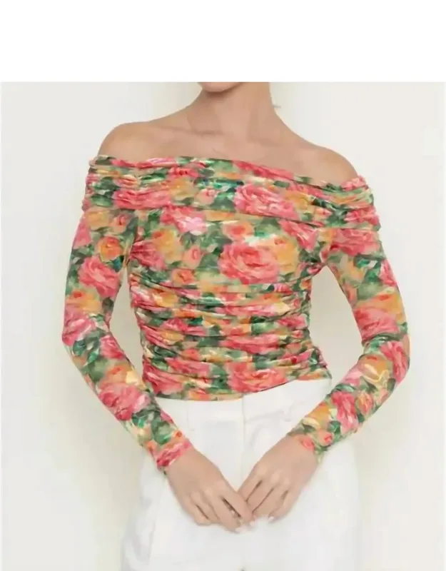 Romantic Off The Shoulder Top
