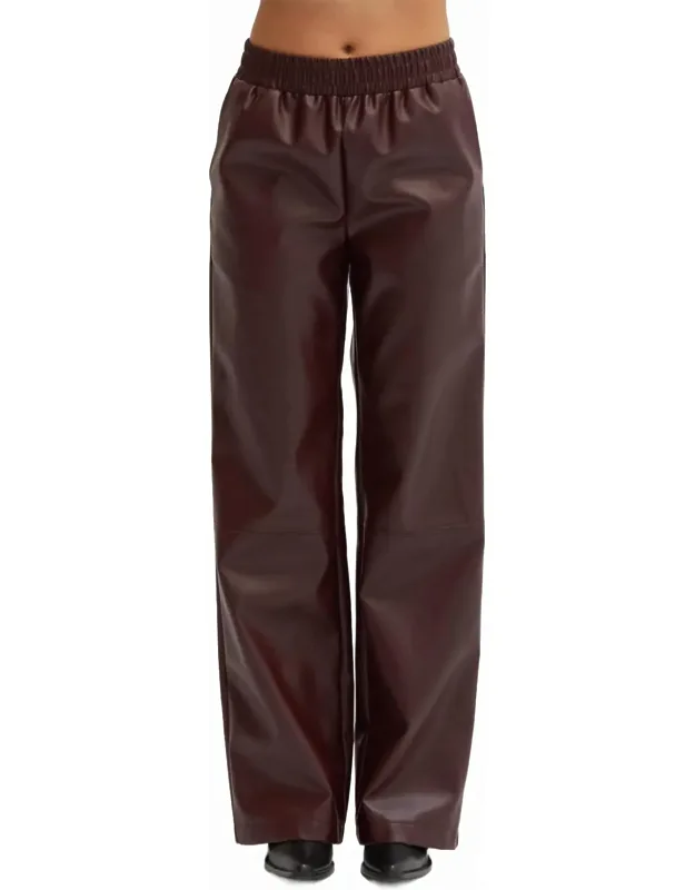 Vegan Leather Pants