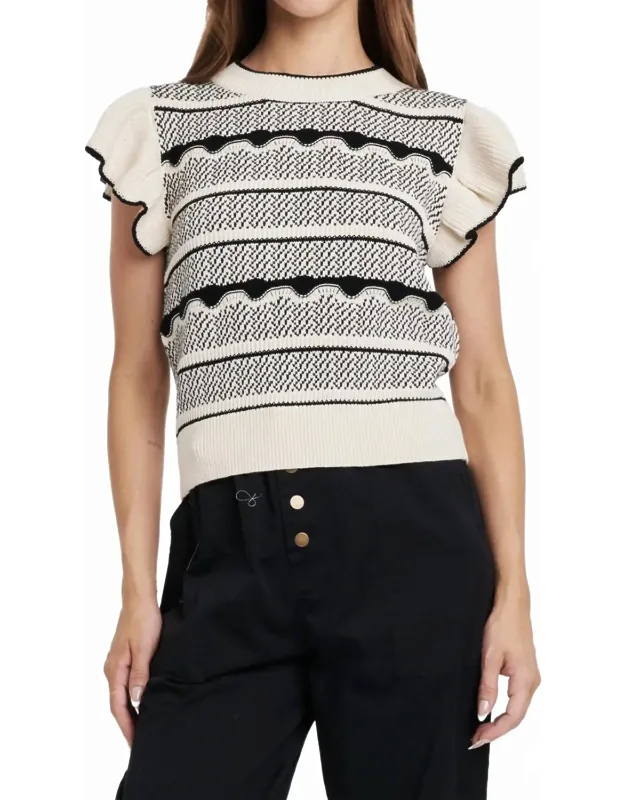 Cap Sleeve Sweater