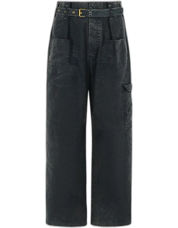 Washed Cotton Trousers