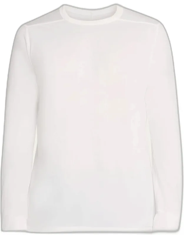 Cotton Long-sleeve Crewneck T-shirt