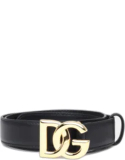 Black Leather Belt