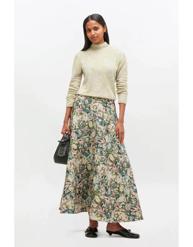 Tapestry Long Circle Skirt