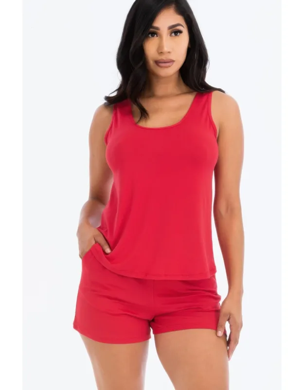 Comfy Tank Top & Shorts Set
