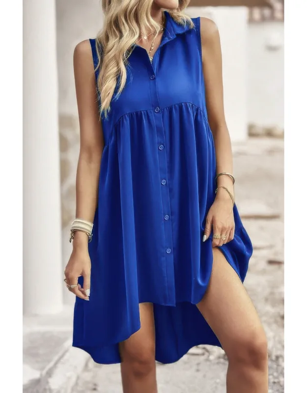 Peplum Shirt Dress